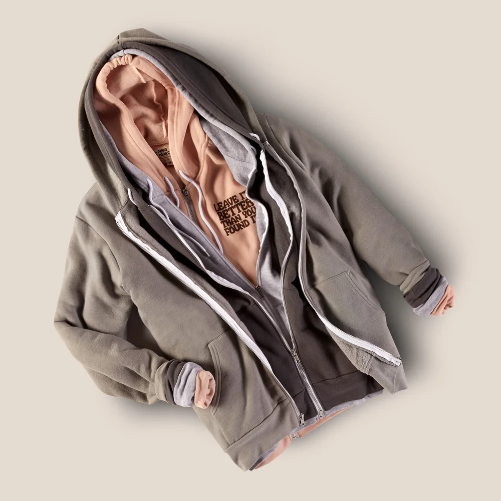 Parks Project layered hoodies