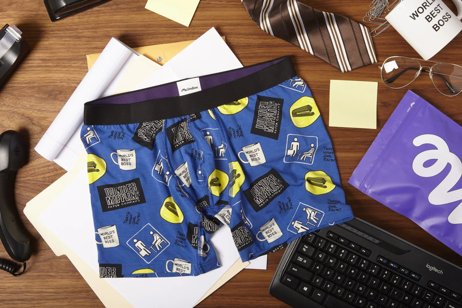 MeUndies office desk scene