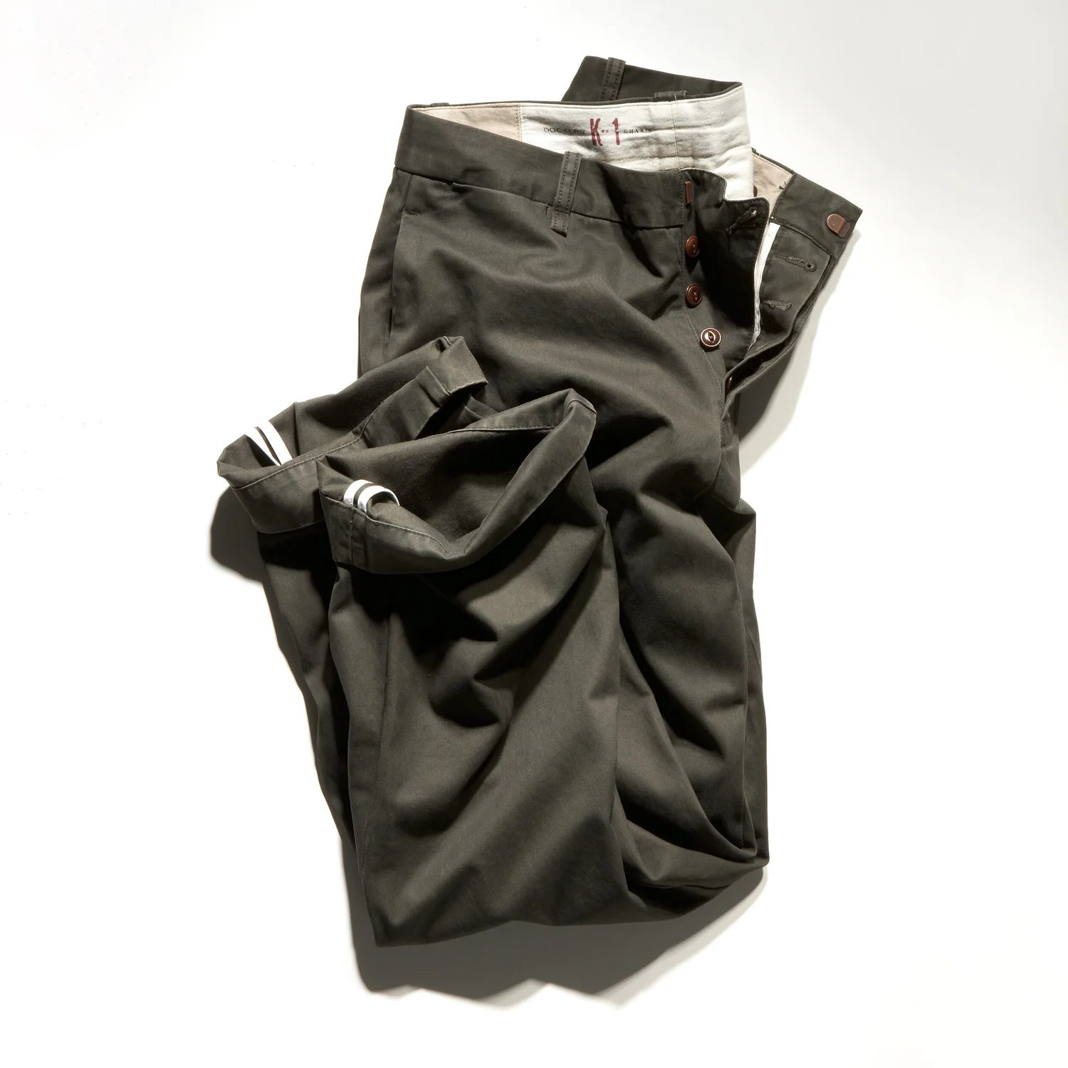 Dockers K-1 khakis folded