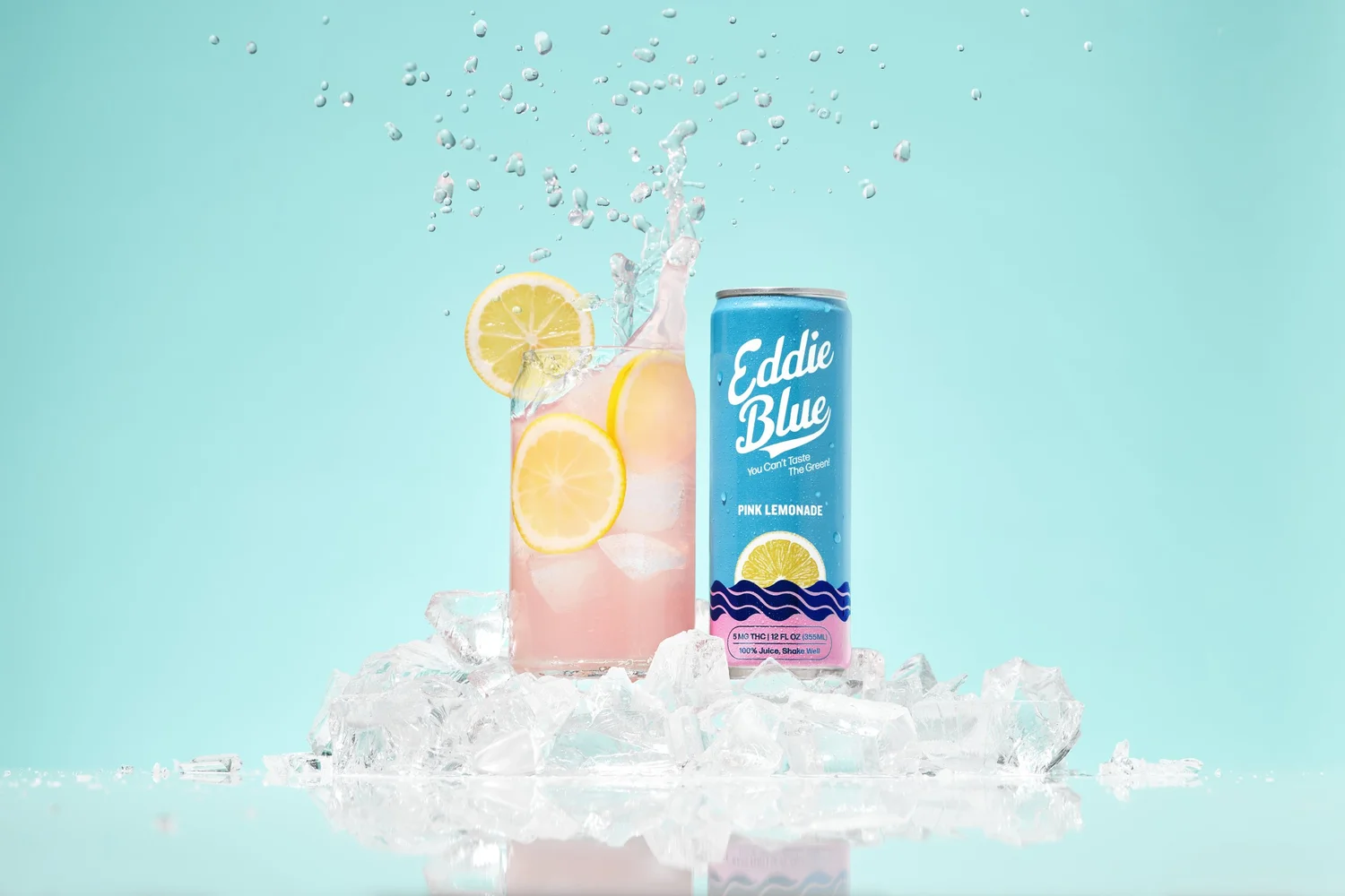 Eddie Blue pink lemonade splash