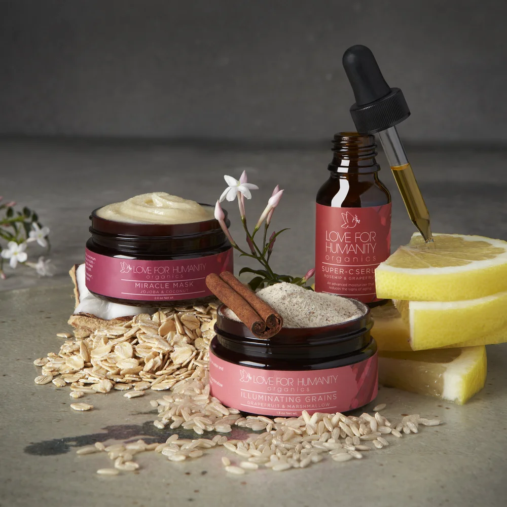 Love For Humanity mask and serum