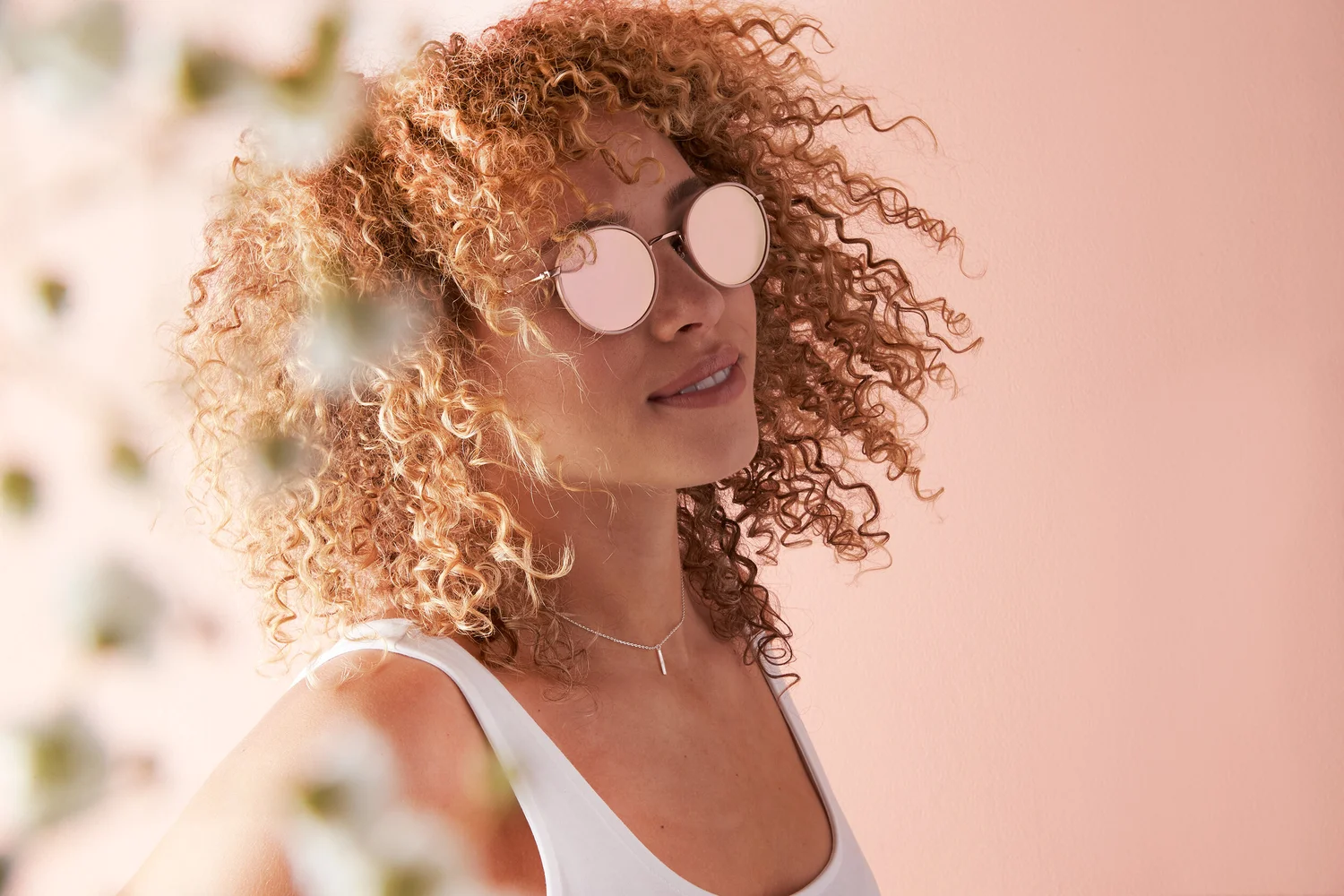 Diff Eyewear on model